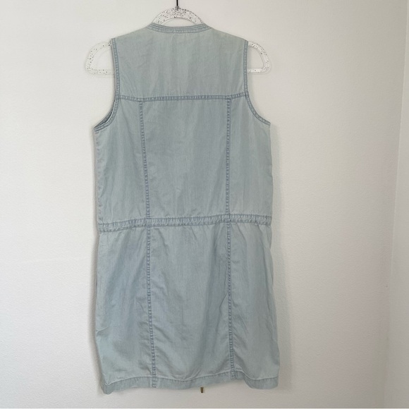 MICHAEL Michael Kors Blue Sleeveless Denim Dress. Size M - Picture 2 of 9
